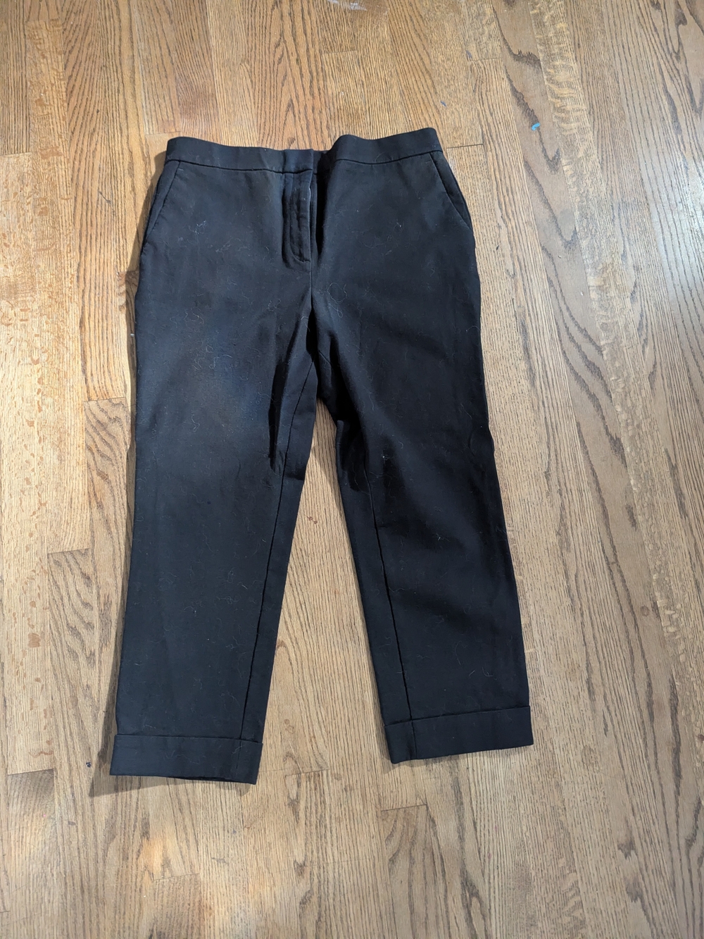 Ann Taylor Black Chino Pants - Tailored Crop
